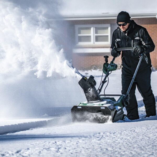 Masterforce® 22" 80-Volt Single-Stage Brushless Cordless Snow Blower - Image 5