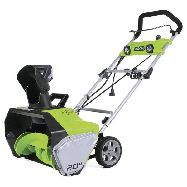 Greenworks™ 20" 13-Amp Single-Stage Corded Electric Snow Blower - Image 2