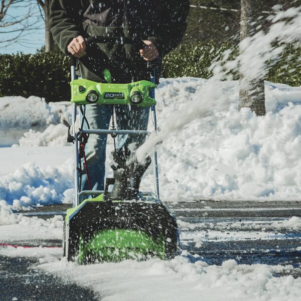 Greenworks™ 20" 13-Amp Single-Stage Corded Electric Snow Blower - Image 4