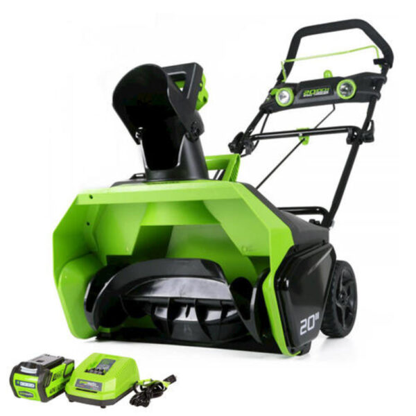 Greenworks™ G-MAX 20" 40-Volt DigiPro Single-Stage Brushless Cordless Snow Blower - Image 2