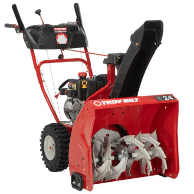 Troy-Bilt® Storm™ 24″ 208cc Two-Stage Electric Start Gas Snow Blower