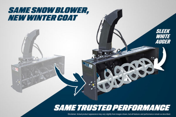 Snowbear 72" Skid Steer Snow Blower - Image 2