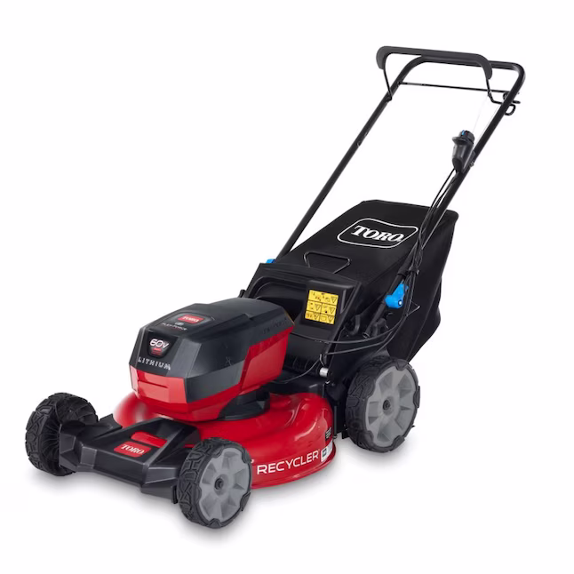 Toro Recycler 21-in 60-volt, Self-Propelled Battery Walk Mower with (1) 6ah Battery Included