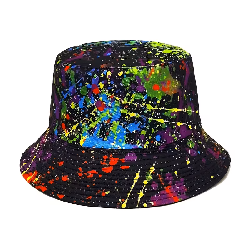 Men’s Colorful Graffiti Fisherman Hat